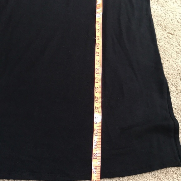 NWT! EILEEN Fisher Size L black turtle neck tunic top - Picture 7 of 8